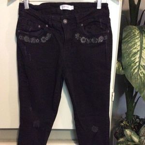 Black Distressed jeans